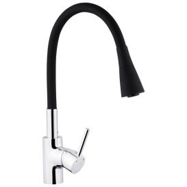 Мийка для кухні Kroner KRP Geburstet-6350RHM 63х50 см із змішувачем та дозатором нержавіюча сталь CVS30127