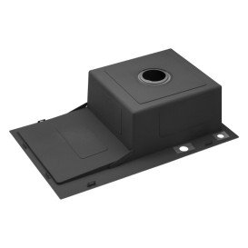 Мийка для кухні Kroner KRP Geburstet-7849RHM 78х49 см крило зліва нержавіюча сталь CV025276