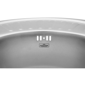 Мийка для кухні Kroner KRP Satin-574508180 57х45 см нержавіюча сталь CV022775