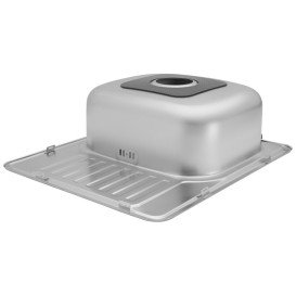 Мойка для кухни Kroner KRP Satin-584808180 58х48 см нержавеющая сталь CV022777