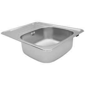 Мойка для кухни Kroner KRP Satin-584808180 58х48 см нержавеющая сталь CV022777