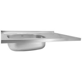 Мойка для кухни Kroner KRP Satin-6080L06160 80х60 см крыло справа нержавеющая сталь CV022825