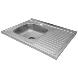 Мойка для кухни Kroner KRP Satin-6080L06160 80х60 см крыло справа нержавеющая сталь CV022825