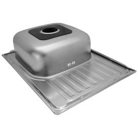 Мойка для кухни Kroner KRP Satin-695008180 69х50 см нержавеющая сталь CV022780