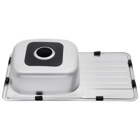 Мойка для кухни Kroner KRP Satin-764208180 76х36 см нержавеющая сталь CV025282