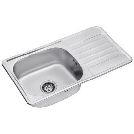 Мойка для кухни Kroner KRP Satin-764208180 76х36 см нержавеющая сталь CV025282