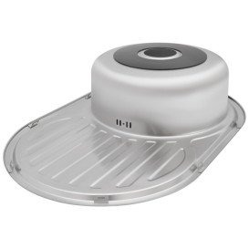 Мойка для кухни Kroner KRP Satin-775008180 77х50 см нержавеющая сталь CV022788