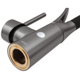 Мойка для кухни Kroner KRP Schwarze-5050HM 50х50 см со смесителем и дозатором нержавеющая сталь черный PVD CVS30145