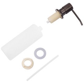 Мойка для кухни Kroner KRP Schwarze-6050HM 60х50 см со смесителем и дозатором нержавеющая сталь черный PVD CVS30071