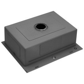 Мойка для кухни Kroner KRP Schwarze-6350HMPVD 63х50 см с дозатором и сушилкой нержавеющая сталь черный PVD CV031453