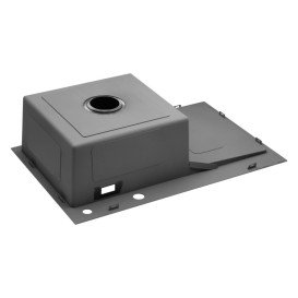 Мойка для кухни Kroner KRP Schwarze-7849LHM 78х49 см крыло справа нержавеющая сталь черный PVD CV025278