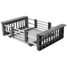 Мийка для кухні Kroner KRP Schwarze-7849RHM 78х49 см із змішувачем та дозатором нержавіюча сталь чорний PVD CVS30119