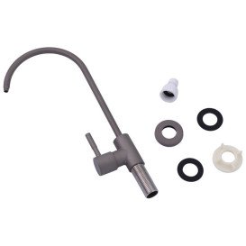 Мойка для кухни Kroner KRP Schwarze-SET7545NGPVD 75х46 см со смесителем и аксессуарами нержавеющая сталь черный PVD CV033806