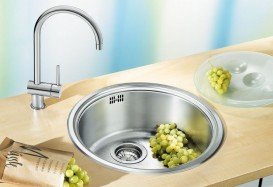 Мойка для кухни круглая Blanco Rondosol нержавеющая сталь полированная 513306