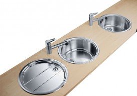 Мойка для кухни круглая Blanco Rondosol нержавеющая сталь полированная 513306