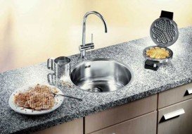 Мойка для кухни круглая Blanco Rondosol нержавеющая сталь полированная 513306