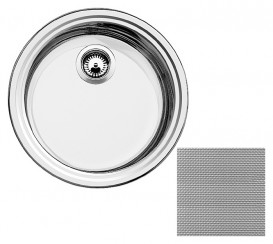Мийка для кухні кругла Blanco Rondosol нержавіюча сталь декор 513308