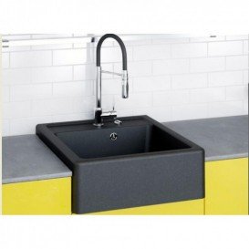 Мойка для кухни Marmorin Ewit 1k 59,5х63 см искусственный камень Magranit серый 515 103 003