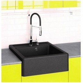 Мийка для кухні Marmorin Ewit 1k без крила накладна штучний камінь білий 515 103 006