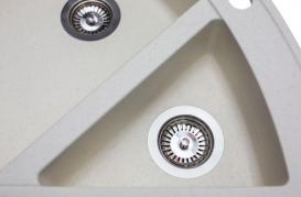 Мийка для кухні Miraggio Europe 1100x550x192 врізна з 2 чашами матовий Jasmine 0000015