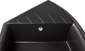 Мойка для кухни Miraggio Europe 1100x575x205 врезная с 2 чашами черный 0002562