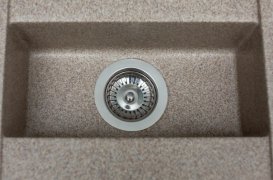 Мийка для кухні Miraggio La Pas врізна прямокутна з 2 чашами з переливом матовий Terra 0000024