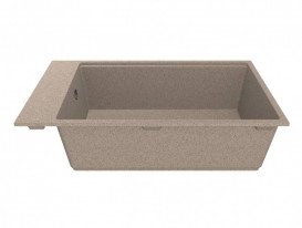Мойка для кухни Miraggio Lagoon 76х46 см кварцевый песок Mirastone терра 0002089