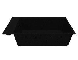 Мойка для кухни Miraggio Lagoon 76х46 см кварцевый песок Mirastone черный 0002085