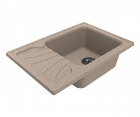 Мийка для кухні Miraggio Montreal 64,9х43,8 см кварцовий пісок Mirastone терра 0000108