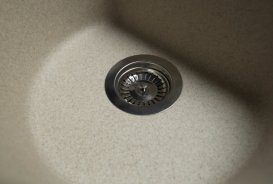 Мийка для кухні Miraggio Valencia врізна кругла з переливом матовий Sand 0000054