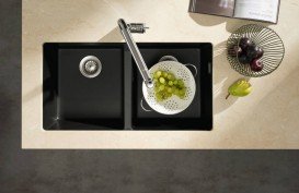Мойка для кухни монтаж под столешницу Hansgrohe S51 S510-U770 SilicaTec серый бетон 43434380