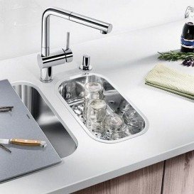 Мойка для кухни овальная Blanco Supra 180-U нержавеющая сталь полированная 518198