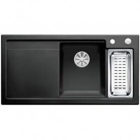 Мойка для кухни прямоугольная BLANCO Axon II 6 S керамика  черный 524149