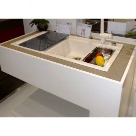 Мийка для кухні прямокутна BLANCO Axon II 6 S кераміка глянсовий магнолія 524139