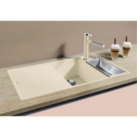 Мийка для кухні прямокутна BLANCO Axia III 6 S-F SILGRANIT® жасмин 523487