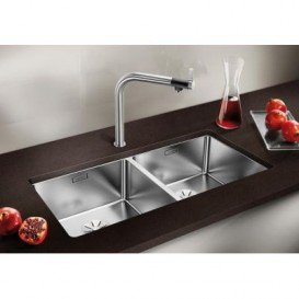 Мийка для кухні прямокутна Blanco Andano 400/400-U нержавіюча сталь дзеркальна поліровка 522987