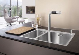 Мийка для кухні прямокутна Blanco Andano 340/180-IF-А нержавіюча сталь дзеркальна поліровка 522996