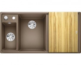Мийка для кухні прямокутна Blanco Axia III 6 S SILGRANIT PuraDur® мускат 524651