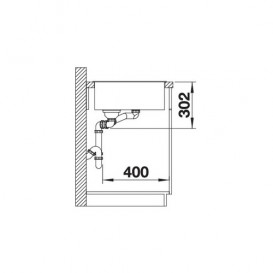 Мийка для кухні прямокутна Blanco Axia III 6 S SILGRANIT PuraDur® антрацит 524653