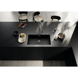 Мийка для кухні прямокутна Blanco CLARON 700-U Durinox Dark Steel Edition 527835