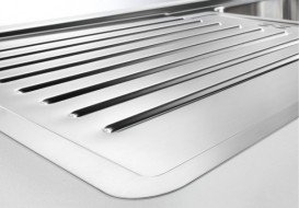 Мийка для кухні прямокутна BLANCO CLASSIC PRO 45 S-IF нержавіюча сталь клапан-автомат дзеркальна поліровка 523661