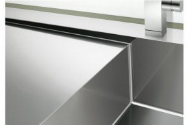 Мойка для кухни прямоугольная Blanco CLARON 5 S-IF/А чаша справа  нержавеющая сталь  зеркальная полировка 521625