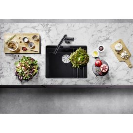 Мийка для кухні прямокутна Blanco ETAGON 500-U SILGRANIT PuraDur білий 527759