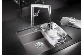 Мойка для кухни прямоугольная Blanco ETAGON 500-U искусственный гранит  жемчужный 522230