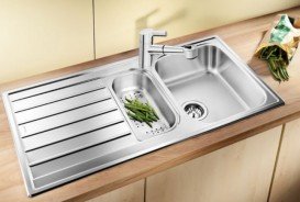 Мийка для кухні прямокутна Blanco Livit 6 S нержавеющая сталь декор 514797