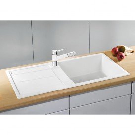 Мийка для кухні прямокутна BLANCO Metra 5S SILGRANIT® PuraDur® біла 513037