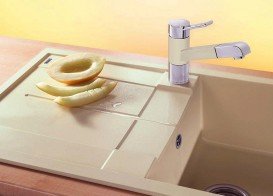 Мийка для кухні прямокутна BLANCO Metra 5S SILGRANIT® PuraDur® жасмин 513038