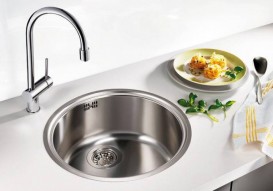 Мийка для кухні кругла Blanco RONDOSOL-IF полірована нержавіюча сталь 514 647