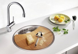 Мийка для кухні кругла Blanco RONDOSOL-IF полірована нержавіюча сталь 514 647