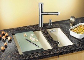 Мойка для кухни прямоугольная Blanco SUBLINE 160-U SILGRANIT искусственный гранит  антрацит 523396